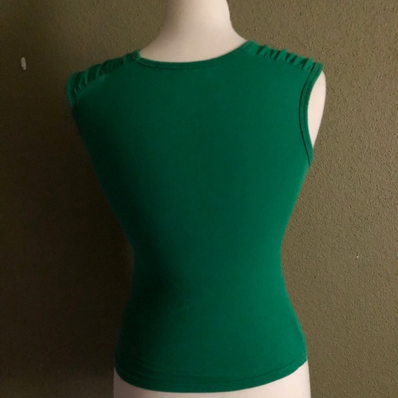 Emerald Green cap sleeve top by Energie - Picture 3 of 6